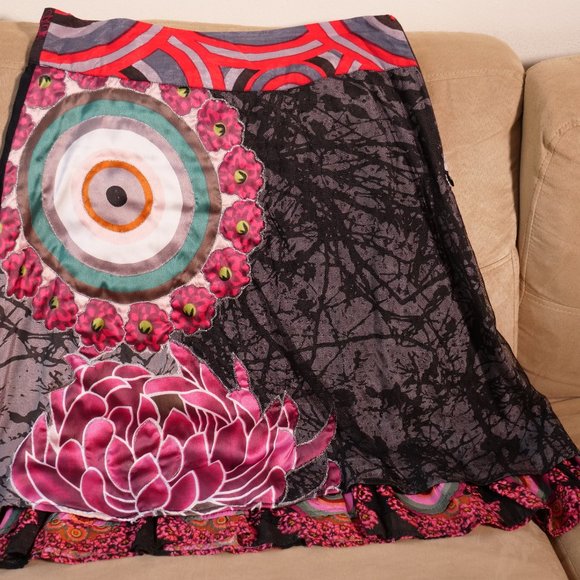 Desigual Midi Skirt - Picture 2 of 4